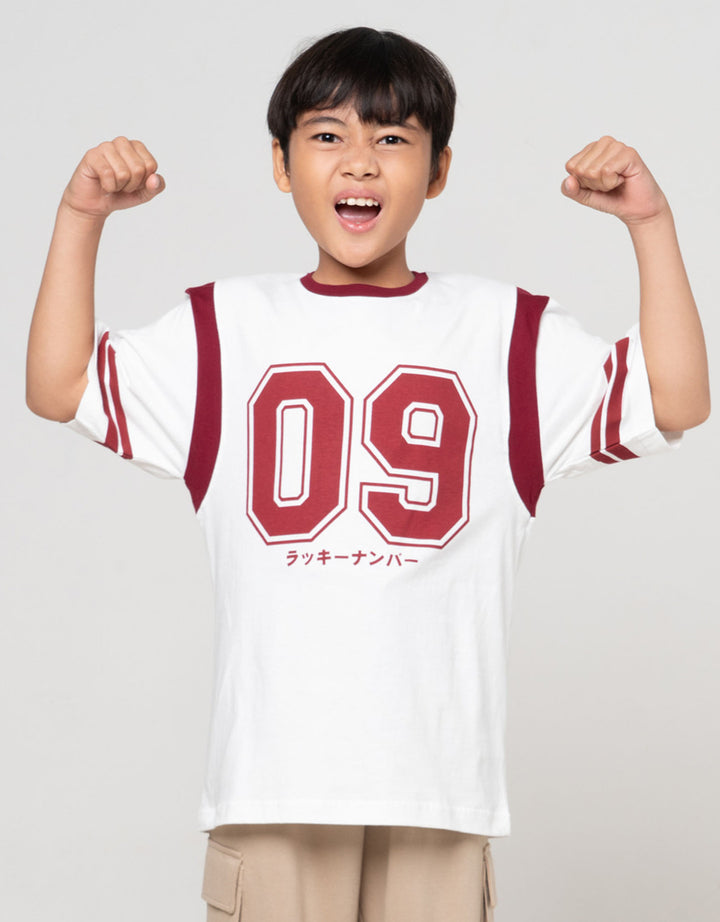 Nevada Cut N Sewn Print Number Kaos Anak Laki-laki