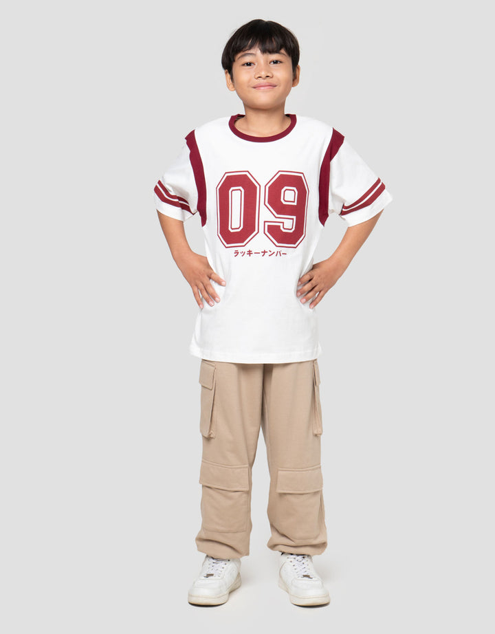 Nevada Cut N Sewn Print Number Kaos Anak Laki-laki