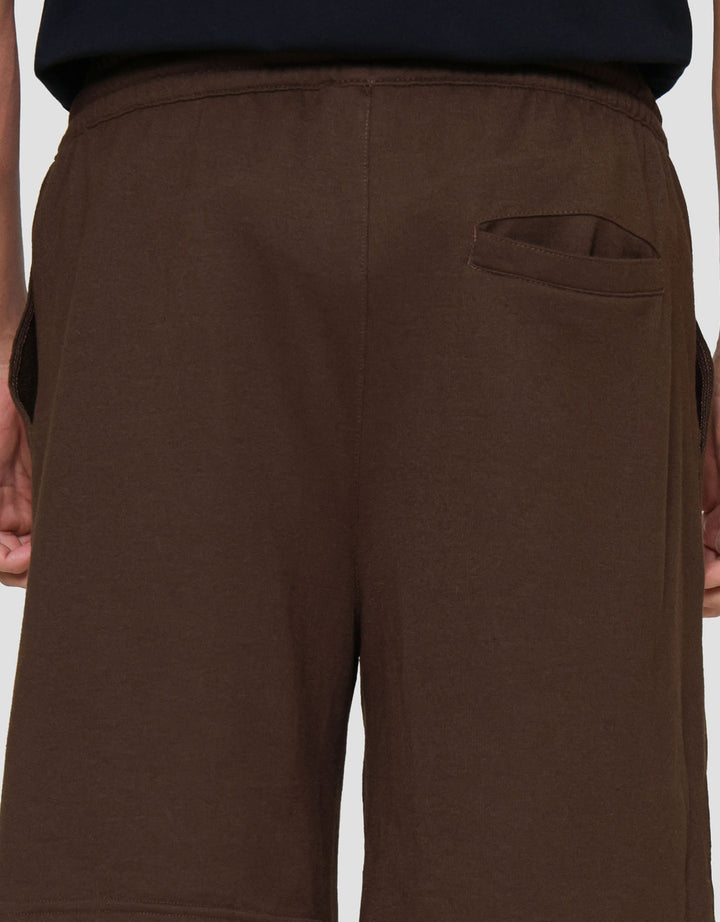 Nevada Knit Basic Patch Pocket Overlock Celana Pendek Pria