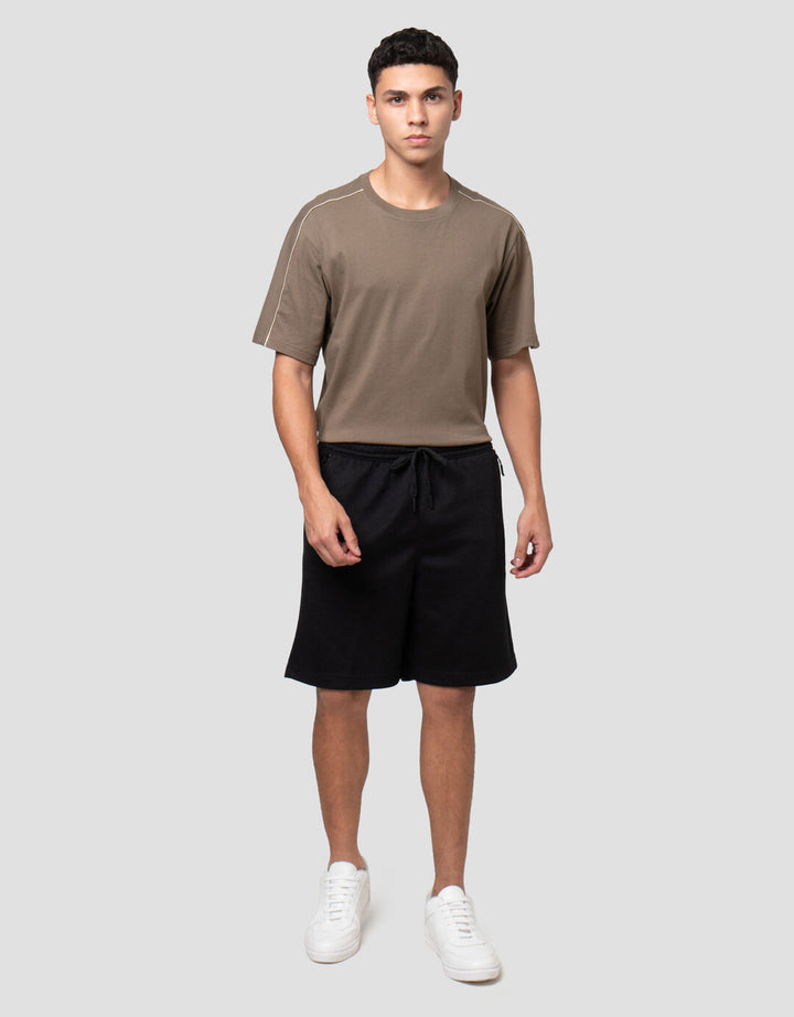 Nevada Knit Baggy Fit Texture Celana Pendek Pria