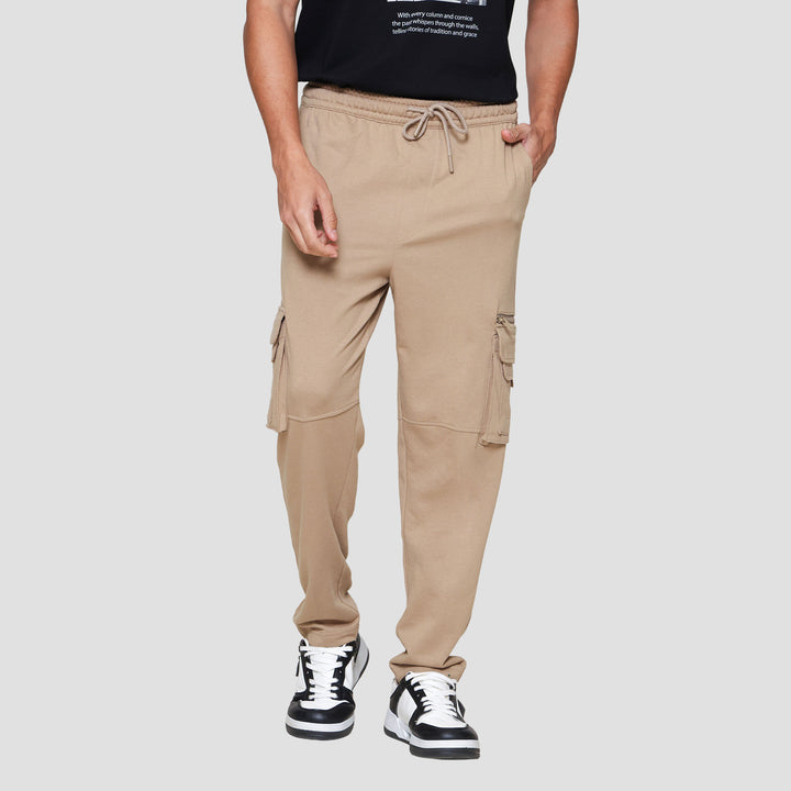 Nevada Knit Many Pockets Celana Cargo Pria