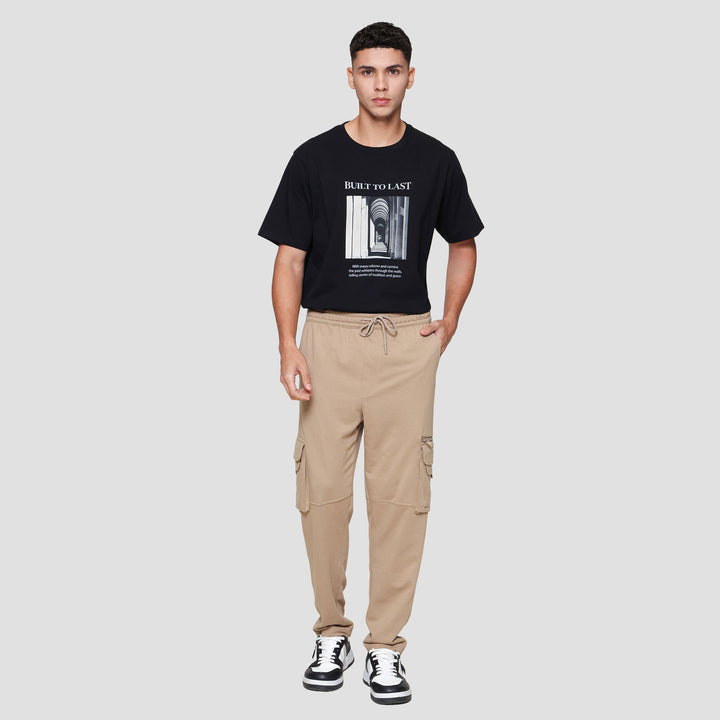 Nevada Knit Many Pockets Celana Cargo Pria