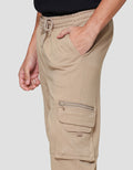 Nevada Knit Many Pockets Celana Cargo Pria