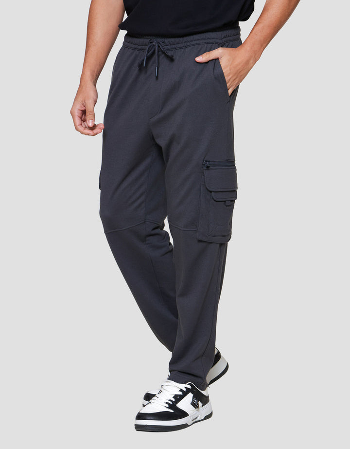 Nevada Knit Many Pockets Celana Cargo Pria