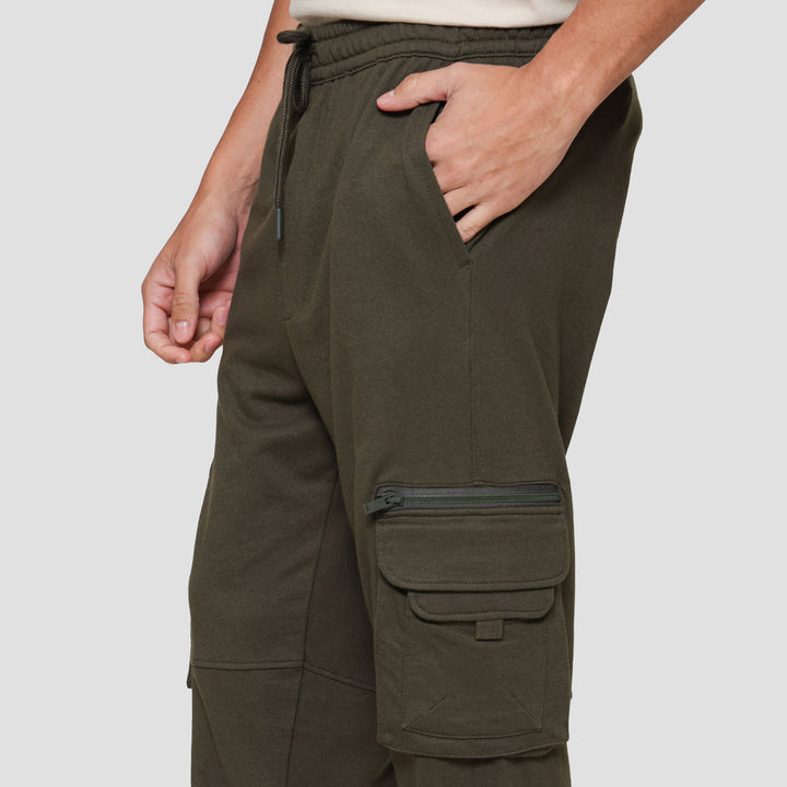 Nevada Knit Many Pockets Celana Cargo Pria