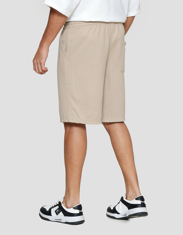 Nevada Knit Random Texture Celana Pendek Pria