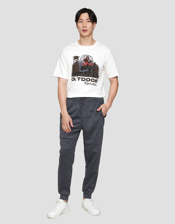 Nevada Knit Cut N Sewn Celana Jogger Pria