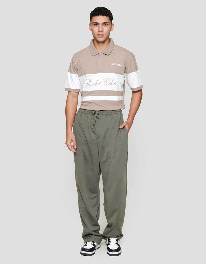 Nevada Knit Baggy Fit Front Darts Celana Jogger Pria