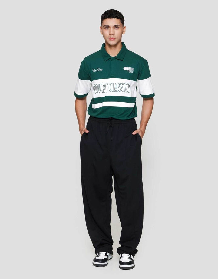 Nevada Knit Baggy Fit Front Darts Celana Jogger Pria