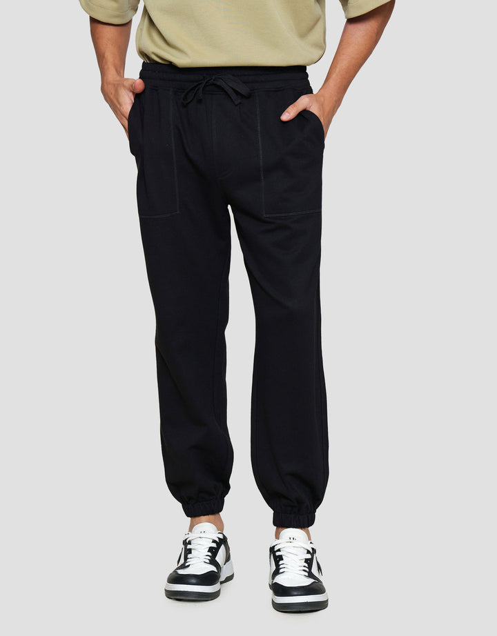 Nevada Basic Overlock Celana Jogger Pria