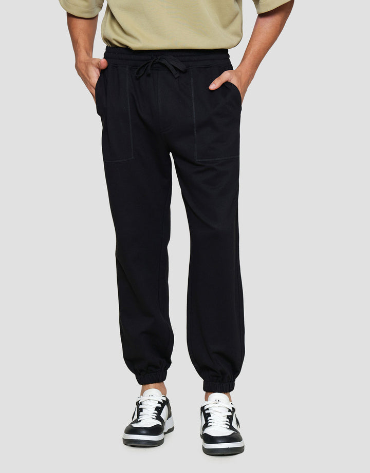 Nevada Basic Overlock Celana Jogger Pria