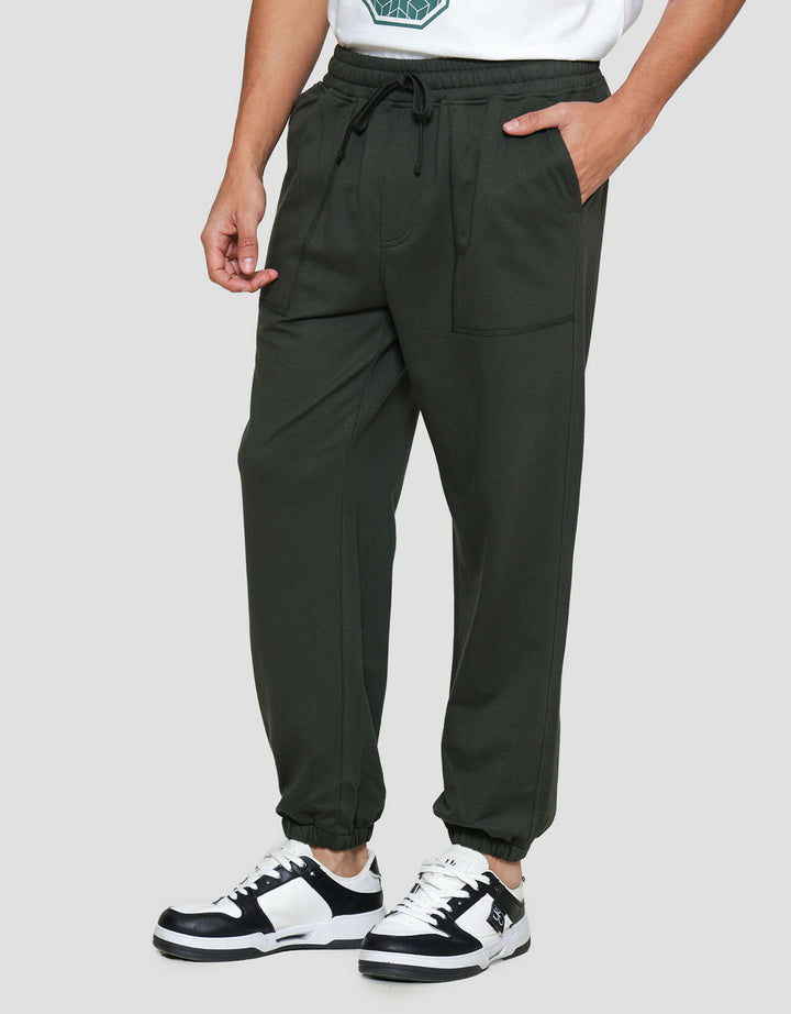 Nevada Basic Overlock Celana Jogger Pria