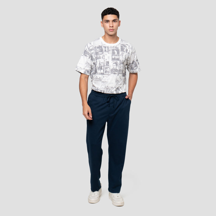 Nevada Knit Pants Regular Basic One Side Zipper Celana Panjang Pria