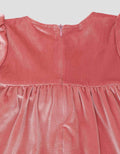 Little M Party Woven Velvet Midi Dress Bayi