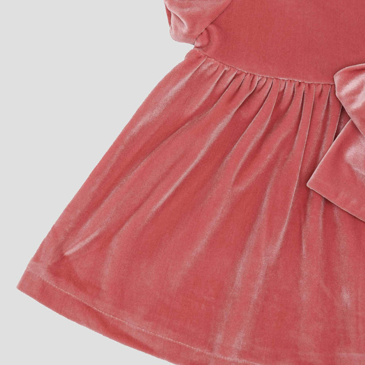 Little M Party Woven Velvet Midi Dress Bayi