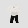 Little M Woven With Polkadot Pakaian Setelan Bayi