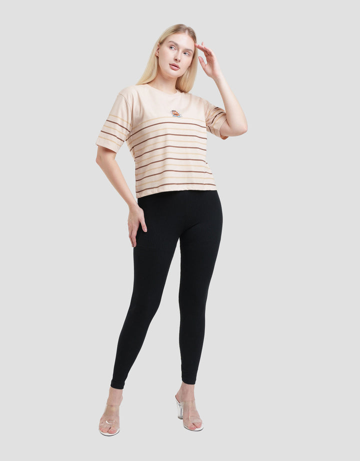 Disney Boxy Print Stripe Toy Story Mr Potato Kaos Wanita