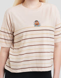 Disney Boxy Print Stripe Toy Story Mr Potato Kaos Wanita