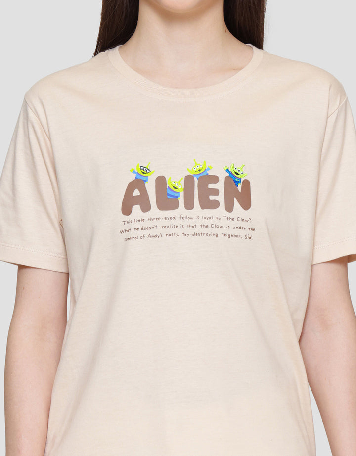 Disney Reg Print Toy Story Alien Kaos Wanita