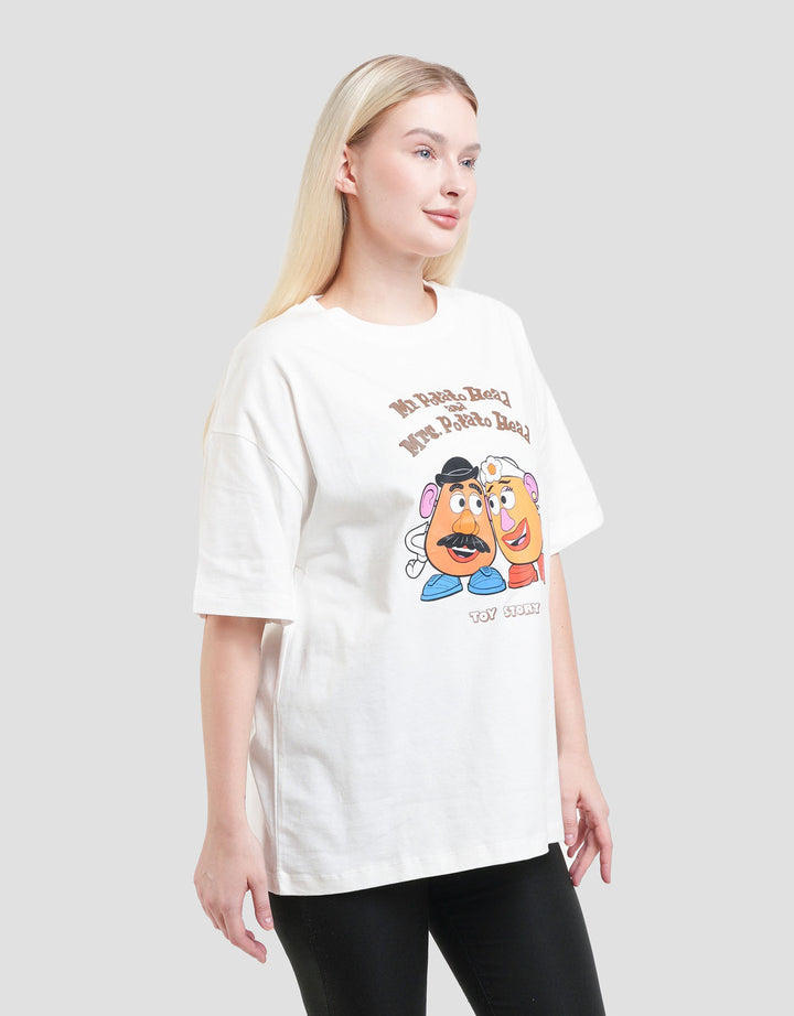 Disney Oversize Print Toy Story Mr Potato Kaos Wanita