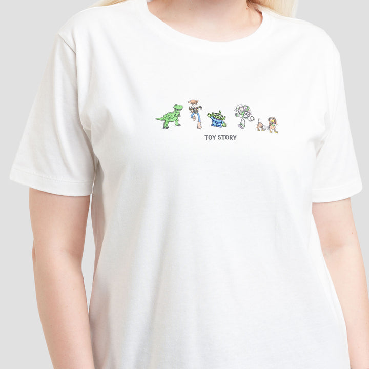 Disney Print Toy Story Alien Kaos Wanita