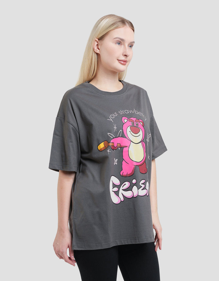 Disney Print Toy Story Lotso Kaos Oversize Wanita