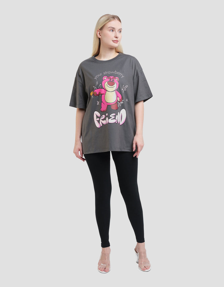 Disney Print Toy Story Lotso Kaos Oversize Wanita
