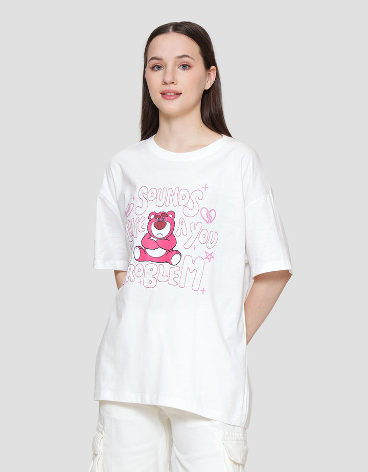 Disney Oversize Print Toy Story Lotso Kaos Wanita