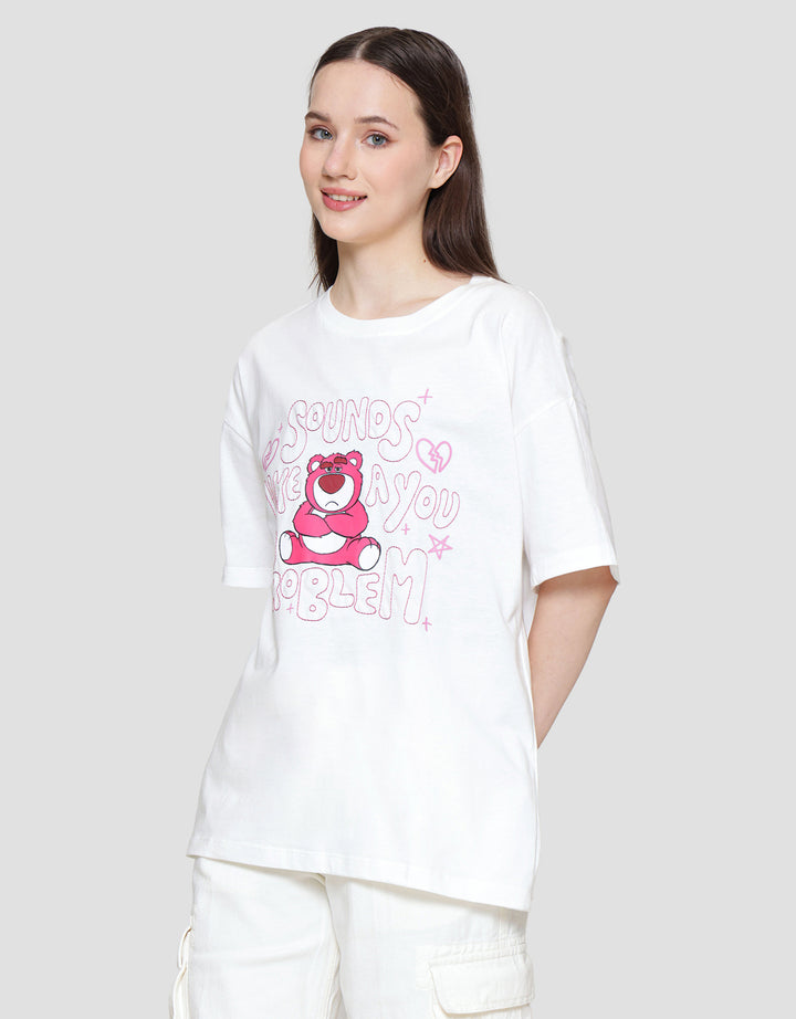 Disney Oversize Print Toy Story Lotso Kaos Wanita