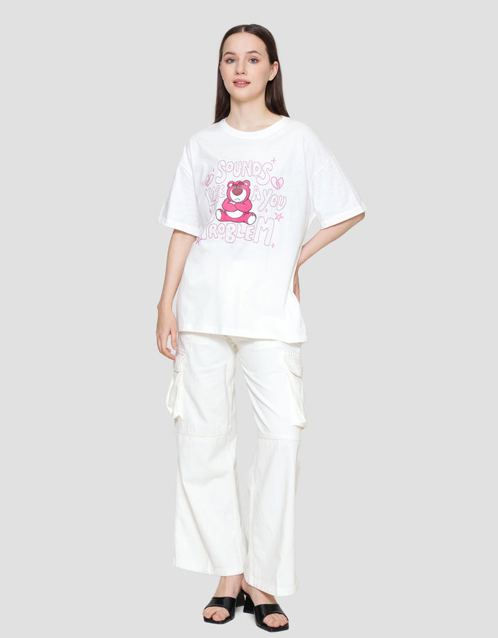 Disney Oversize Print Toy Story Lotso Kaos Wanita