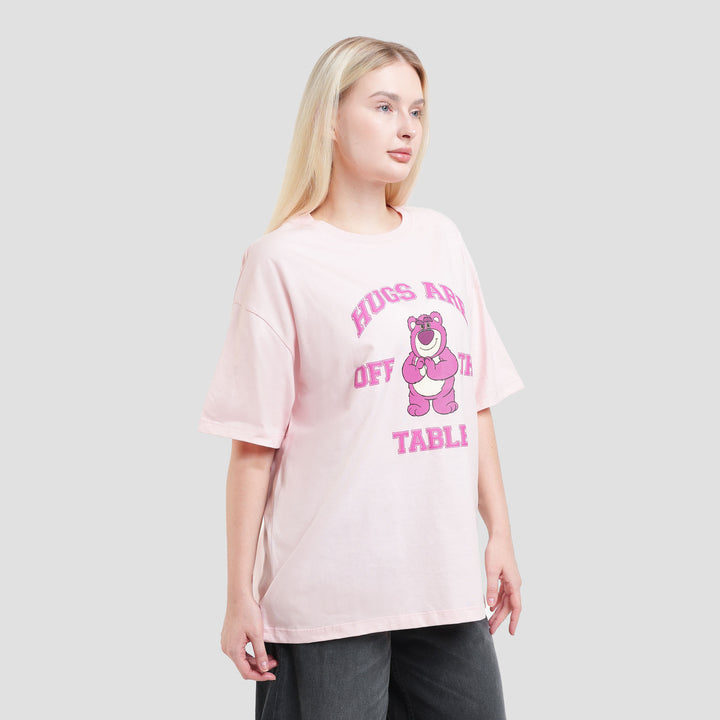 Disney Print Toy Story Lotso Kaos Oversize Wanita