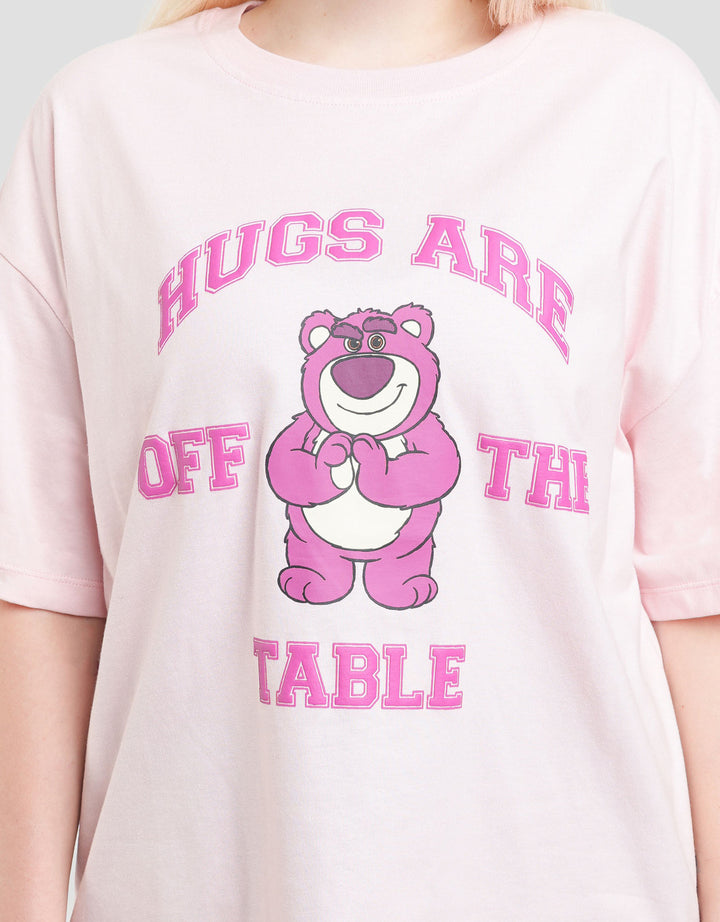 Disney Print Toy Story Lotso Kaos Oversize Wanita