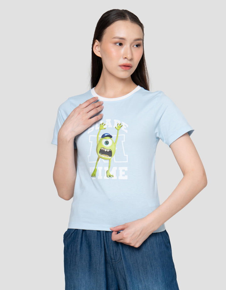 Disney Baby Tee 2 Spandex Print Monster Inc Kaos Wanita