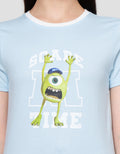 Disney Baby Tee 2 Spandex Print Monster Inc Kaos Wanita