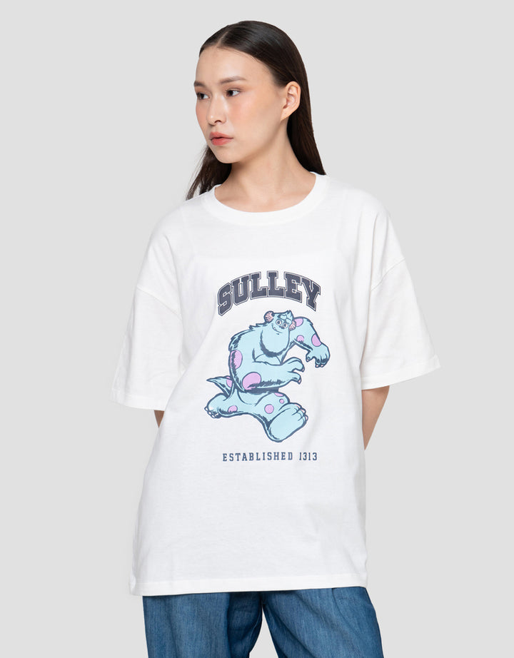Disney Print Monster Kaos Oversize Wanita