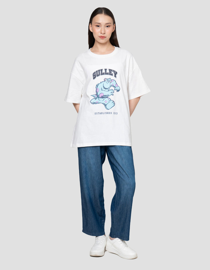 Disney Print Monster Kaos Oversize Wanita