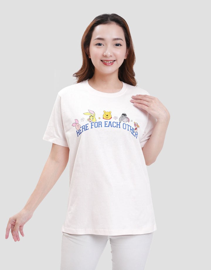 Disney Reguler Print Winnie The Pooh Kaos Wanita