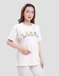 Disney Reguler Print Winnie The Pooh Kaos Wanita