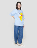 Disney Print Winnie The Pooh Kaos Oversize Wanita