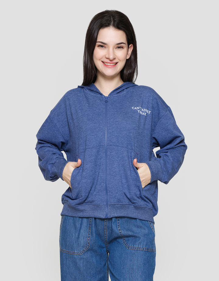 Disney Zipper Print Winnie The Pooh Jaket Wanita