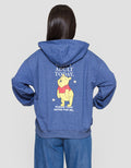 Disney Zipper Print Winnie The Pooh Jaket Wanita
