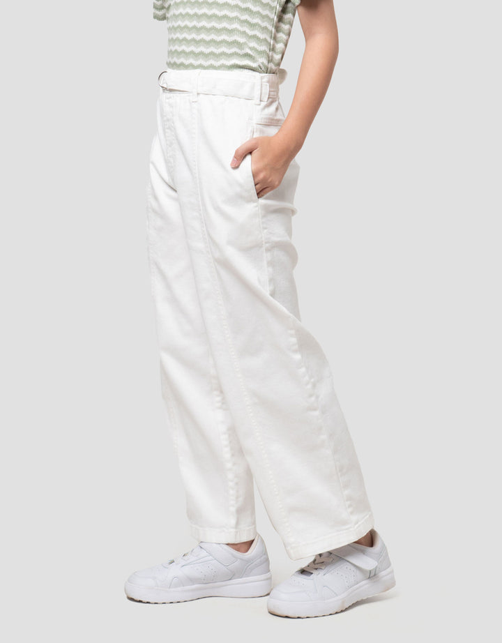 Nevada Stretch Pinggang Karet Full Celana Cargo Anak Perempuan