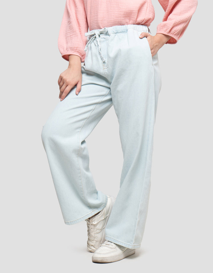 Nevada Plain Pocket Celana Denim Anak Perempuan