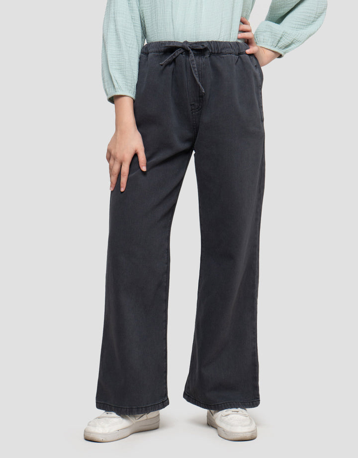 Nevada Plain Kantong Celana Denim Anak Perempuan