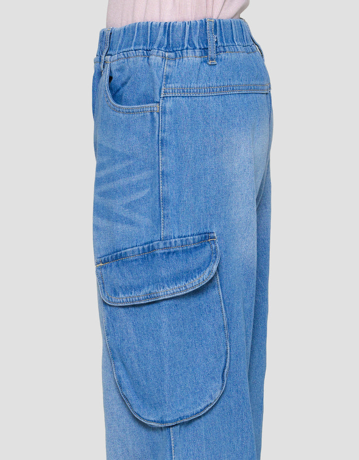 Nevada With Zipper Celana Denim Anak Perempuan