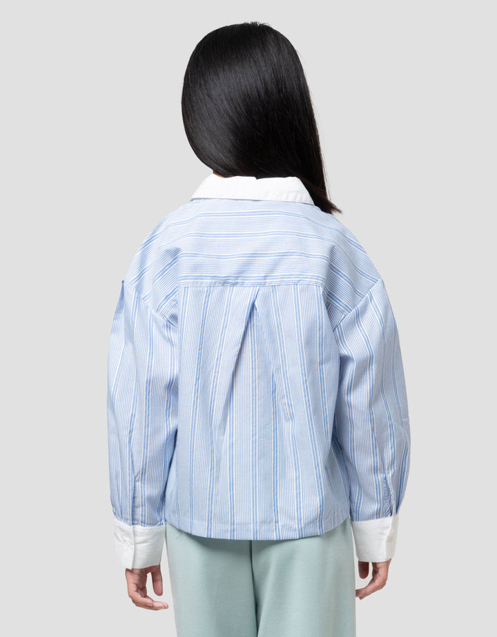 Nevada Salur Bordir La Kemeja Anak Perempuan