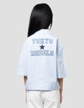 Nevada Boxy Back Bordir Tokyo Rebel Kemeja Anak Perempuan