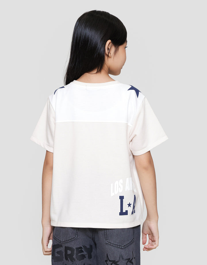 Nevada La Kaos Oversize Anak Perempuan