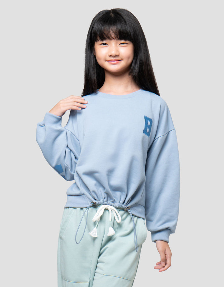 Nevada Chenile Back Print Brooklyn Sweater Anak Perempuan