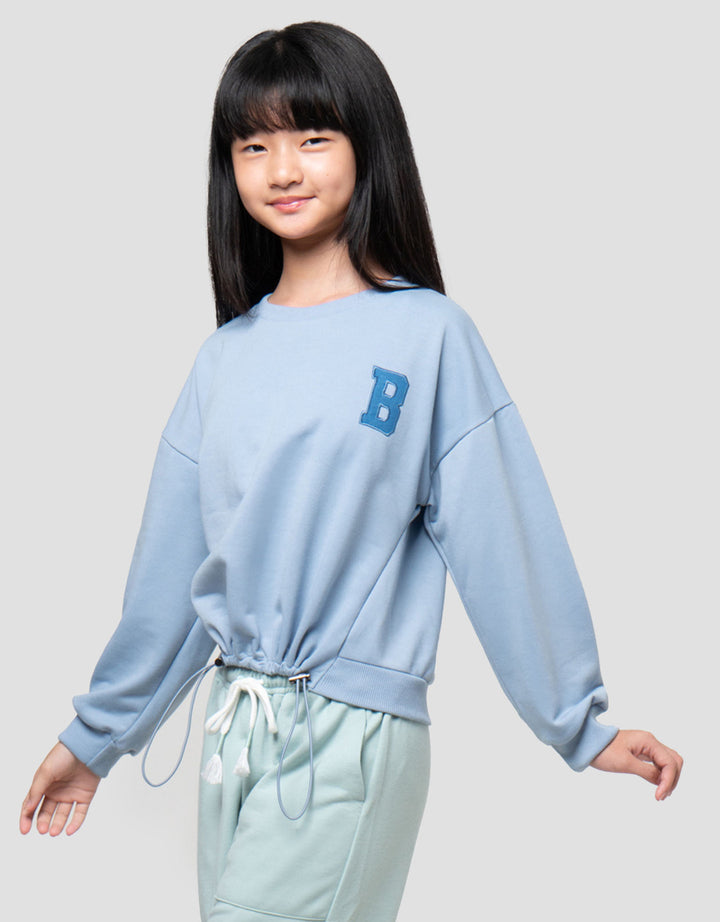 Nevada Chenile Back Print Brooklyn Sweater Anak Perempuan
